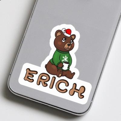 Erich Sticker Christmas Bear Notebook Image
