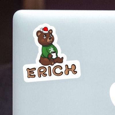 Erich Sticker Christmas Bear Image