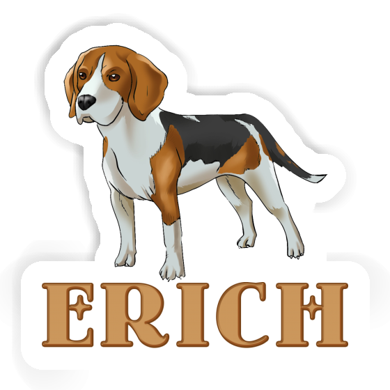 Beagle Autocollant Erich Image