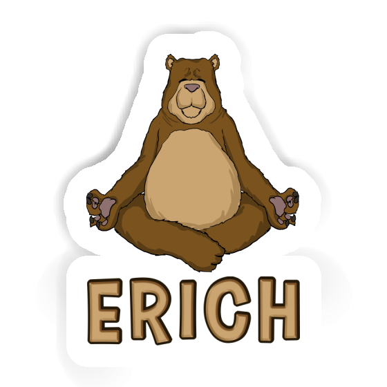 Sticker Yogi Erich Laptop Image