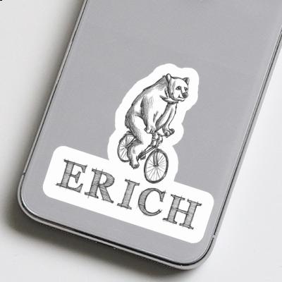 Erich Autocollant Cycliste Laptop Image