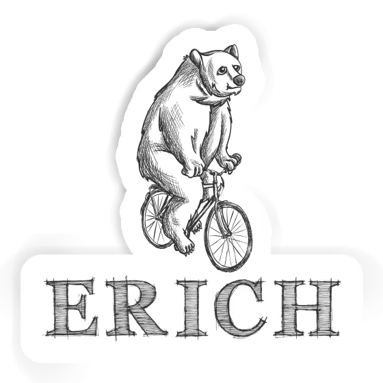 Erich Autocollant Cycliste Notebook Image