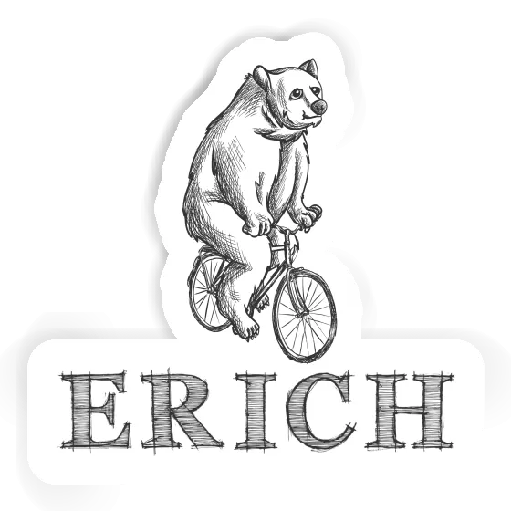 Sticker Velofahrer Erich Notebook Image