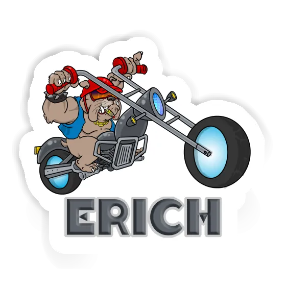Erich Sticker Biker Notebook Image