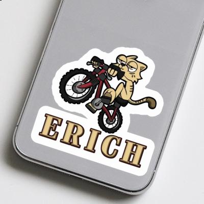 Chat à vélo Autocollant Erich Gift package Image