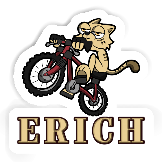 Sticker Erich Fahrradkatze Notebook Image