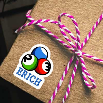 Billardkugel Aufkleber Erich Gift package Image