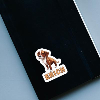 Sticker Erich Boxer Dog Notebook Image