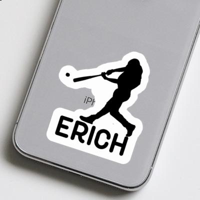 Sticker Baseballspieler Erich Image