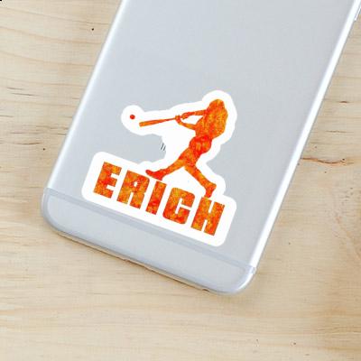 Sticker Erich Baseballspieler Laptop Image