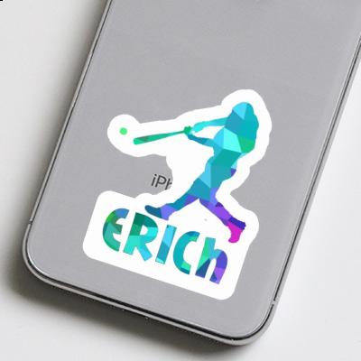 Erich Sticker Baseballspieler Laptop Image