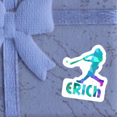 Erich Sticker Baseballspieler Gift package Image