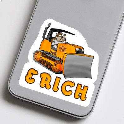 Bulldozer Autocollant Erich Notebook Image