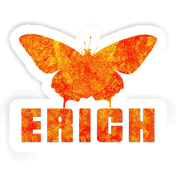 Erich Aufkleber Schmetterling Laptop Image