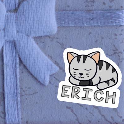 Aufkleber Katze Erich Gift package Image