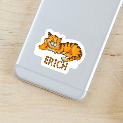 Chilling Cat Sticker Erich Laptop Image