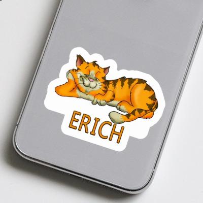 Chilling Cat Sticker Erich Laptop Image