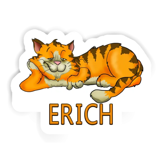 Chilling Cat Sticker Erich Image