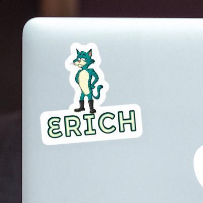 Sticker Erich Standing Cat Gift package Image