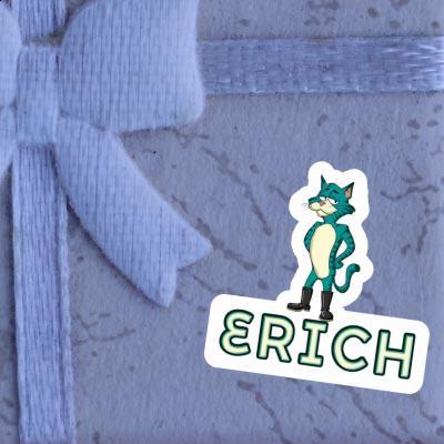 Sticker Erich Standing Cat Gift package Image