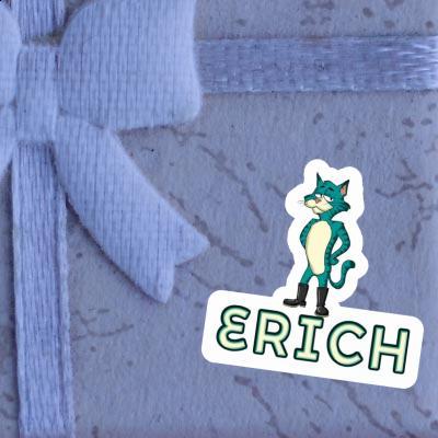 Sticker Erich Standing Cat Laptop Image