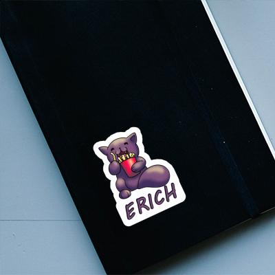 Autocollant Chat Erich Gift package Image