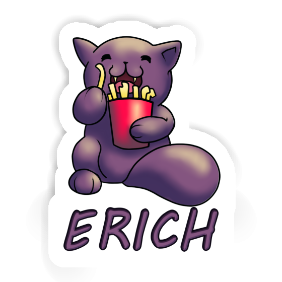 Sticker Erich French Fry Cat Gift package Image