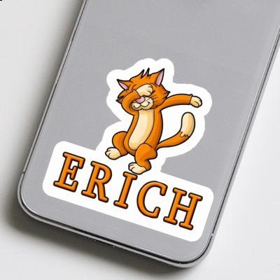 Sticker Dabbing Cat Erich Laptop Image