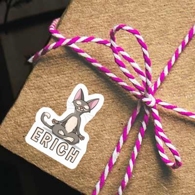 Chat de yoga Autocollant Erich Gift package Image