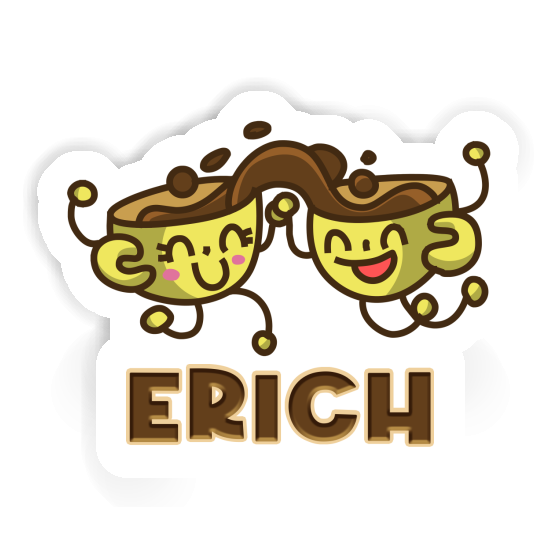 Sticker Erich Kaffee Laptop Image