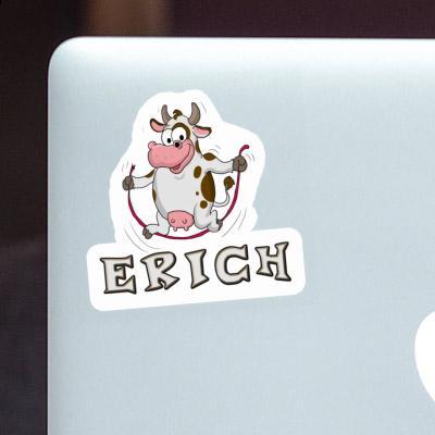 Sticker Erich Fitness-Kuh Notebook Image