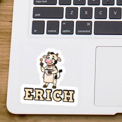 Sticker Erich Cow Notebook Image