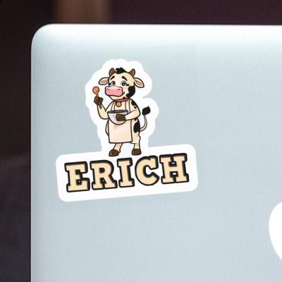 Sticker Erich Cow Laptop Image