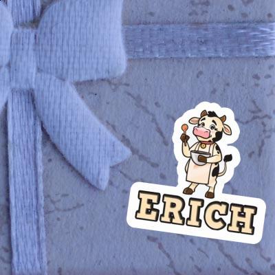 Sticker Erich Cow Laptop Image