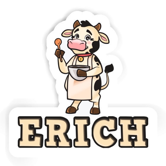 Sticker Erich Cow Notebook Image