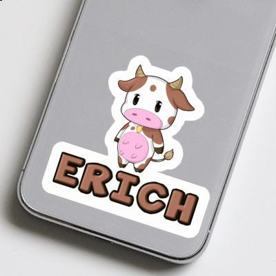 Sticker Erich Cow Laptop Image