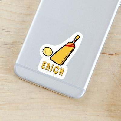 Sticker Cricket Bat Erich Image