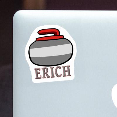 Sticker Curling Stone Erich Laptop Image