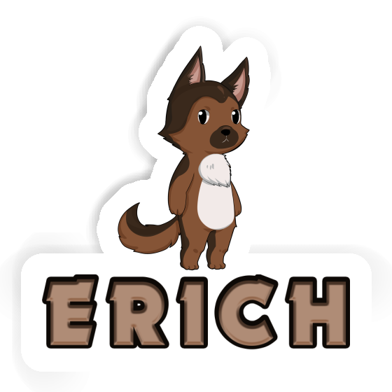 Aufkleber Deutscher Schäferhund Erich Gift package Image