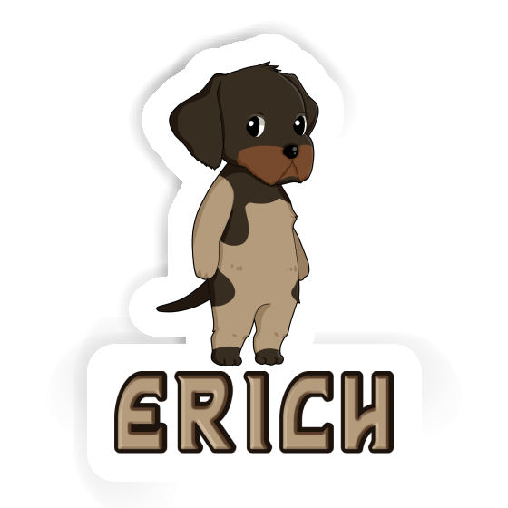 Sticker Erich German Wirehaired Notebook Image