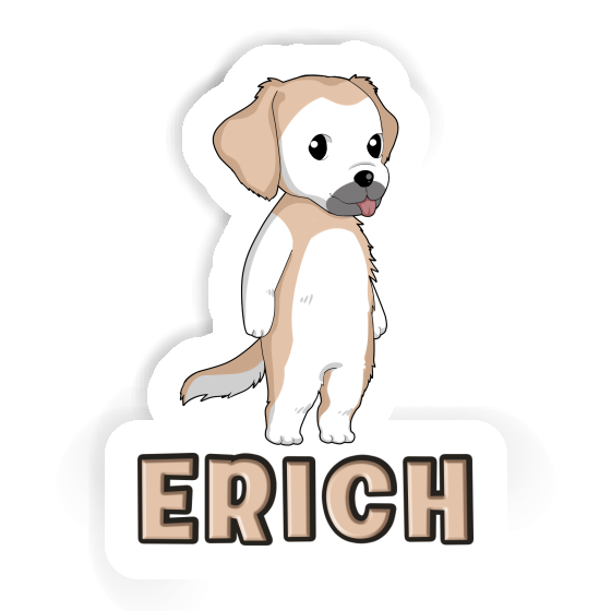 Erich Sticker Golden Yellow Gift package Image