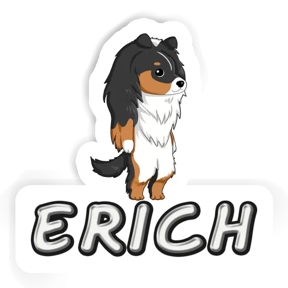 Sheltie Sticker Erich Laptop Image