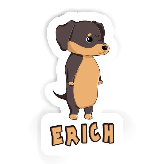 Sticker Erich Dachshund Gift package Image