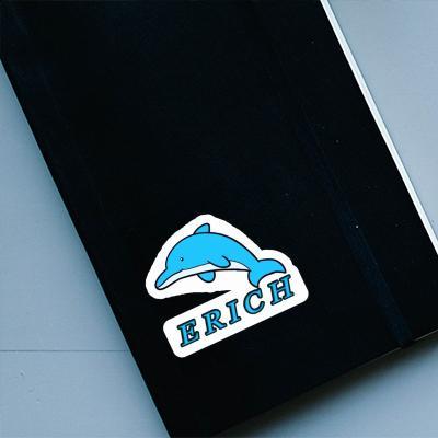 Erich Sticker Dolphin Image