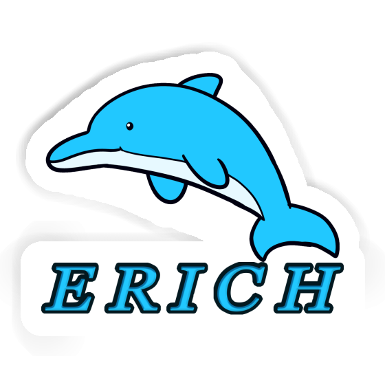 Erich Sticker Dolphin Image