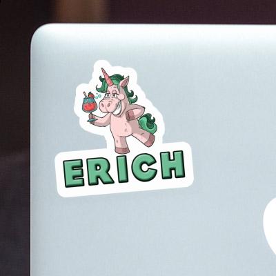 Sticker Erich Party Unicorn Notebook Image