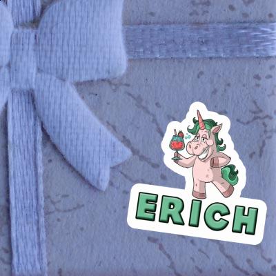Autocollant Erich Licorne festive Gift package Image