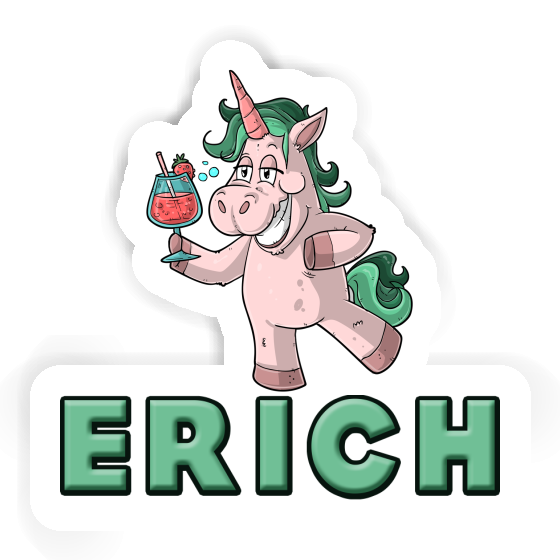 Sticker Erich Party Unicorn Notebook Image