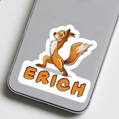 Yoga Squirrel Sticker Erich Image