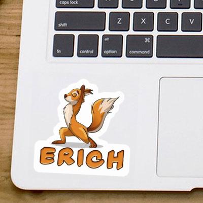 Erich Sticker Yoga-Eichhörnchen Laptop Image